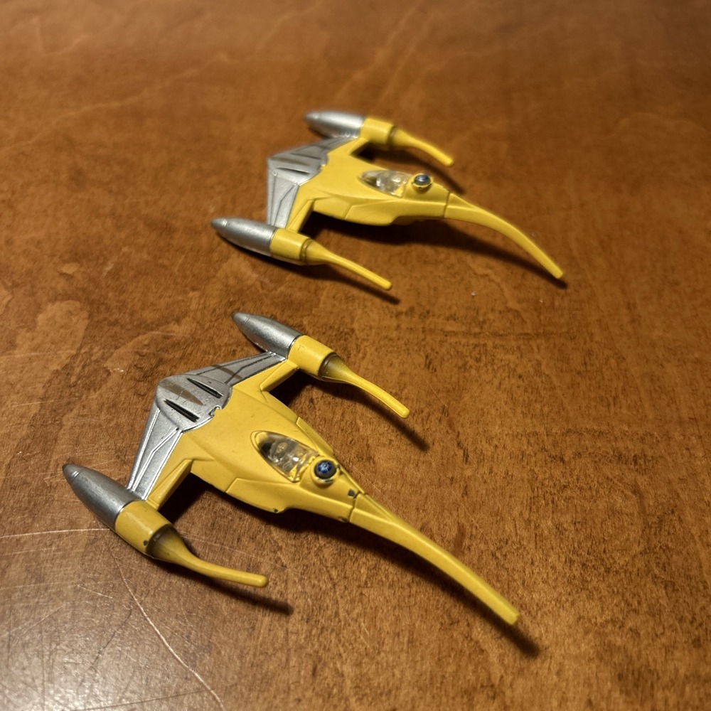 2 Star Wars TITANIUM COLLECTION die-cast NABOO FIGHTERS E4